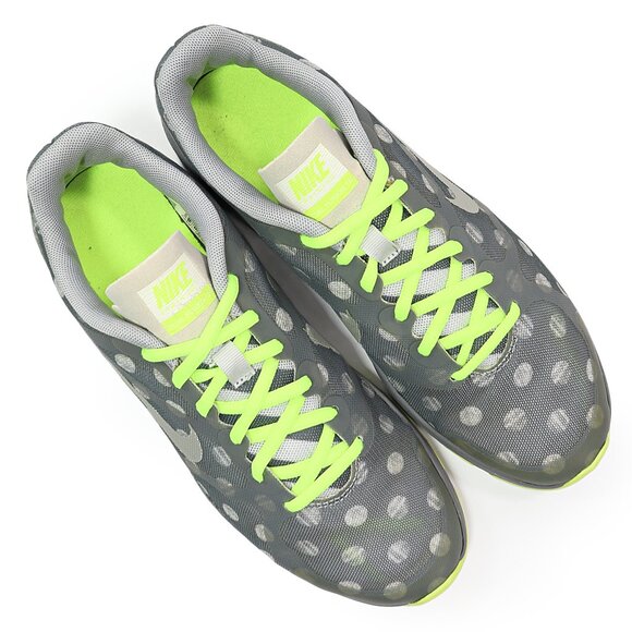 Nike Women's Dual Fusion Run Running Shoes Gray Polka Dot Sneakers Size 8.5 - Picture 5 of 9